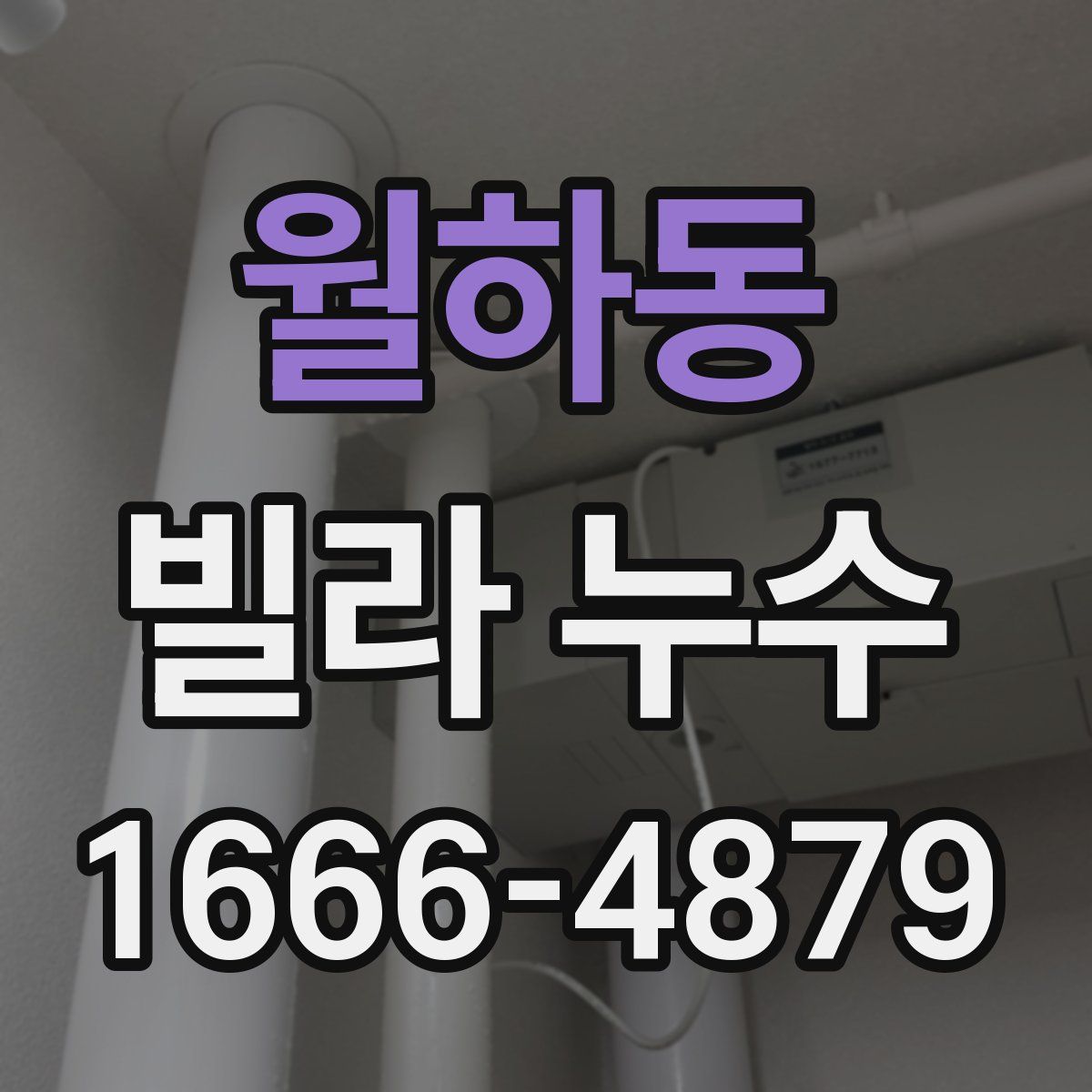 월하동 빌라 누수