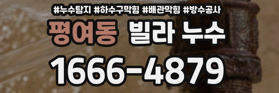 평여동 빌라 누수