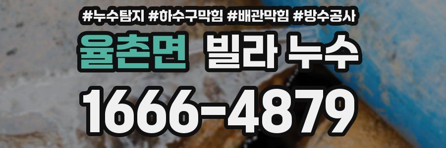 율촌면 빌라 누수
