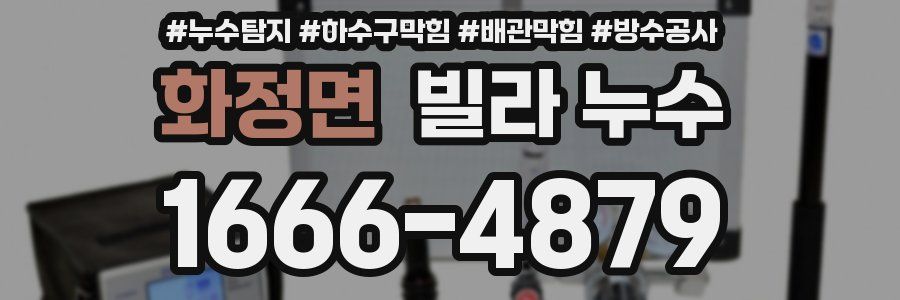 화정면 빌라 누수