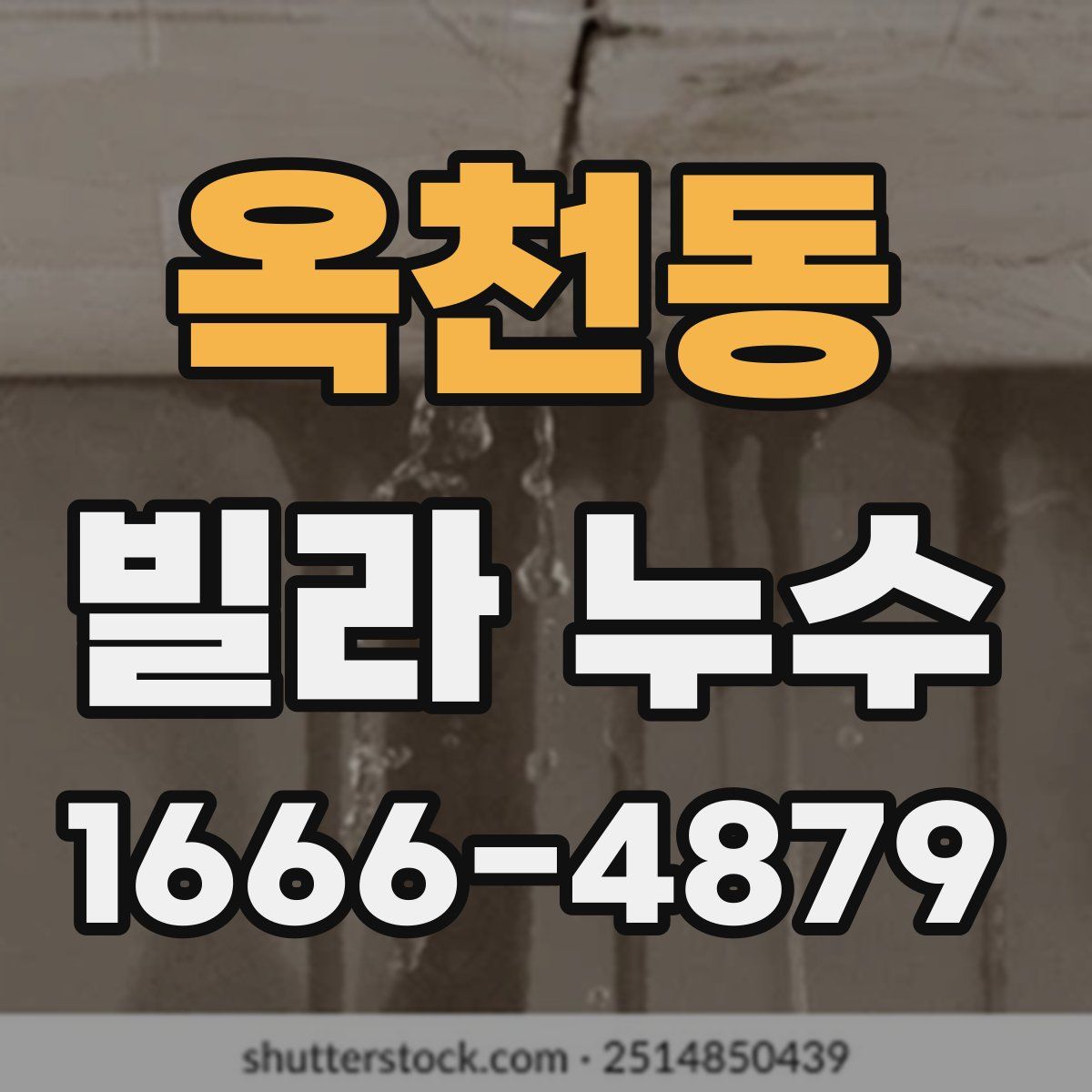 옥천동 빌라 누수