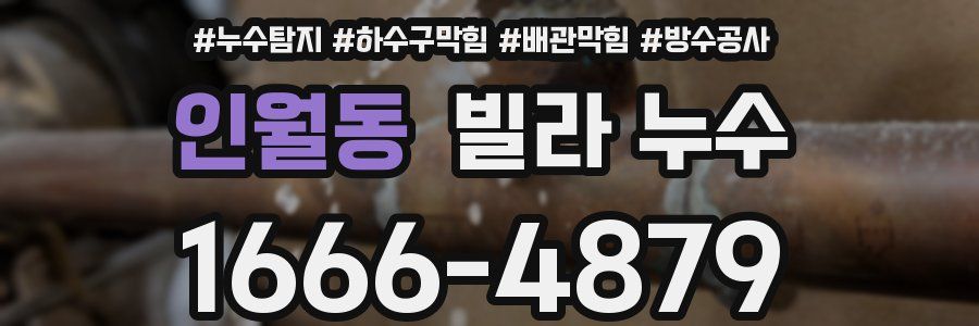 인월동 빌라 누수