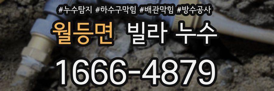 월등면 빌라 누수