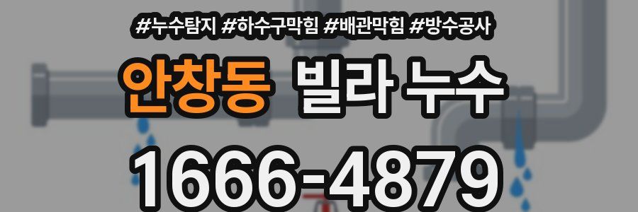 안창동 빌라 누수