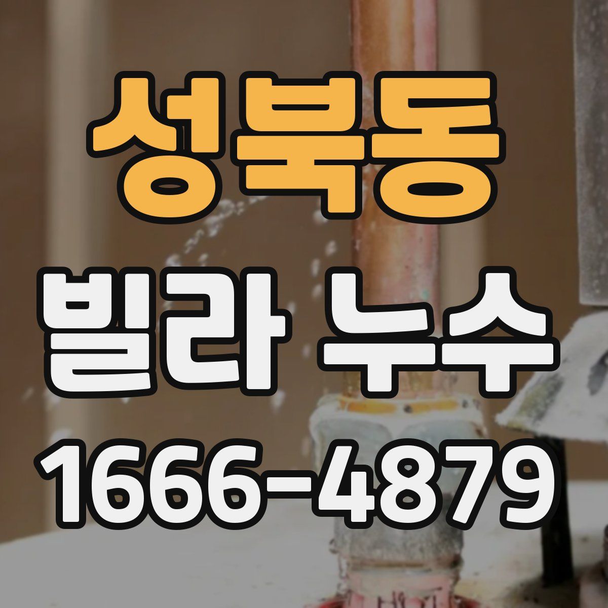 성북동 빌라 누수