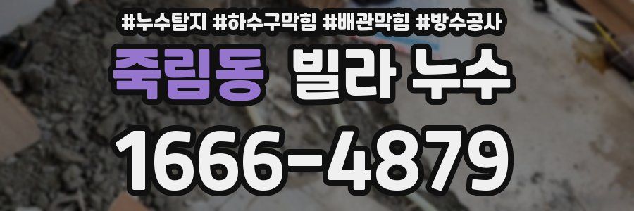 죽림동 빌라 누수