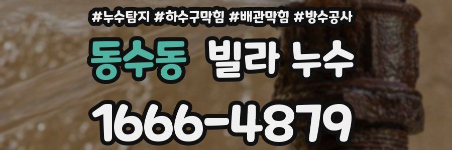 동수동 빌라 누수