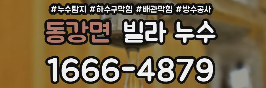 동강면 빌라 누수
