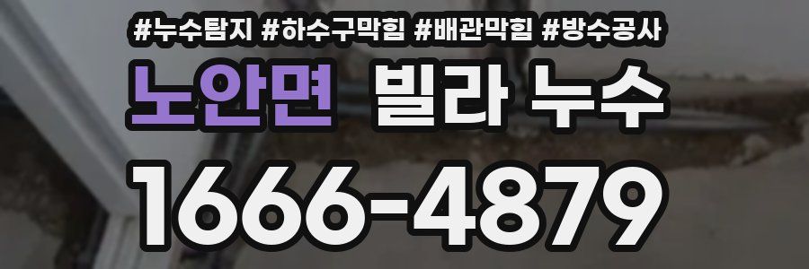 노안면 빌라 누수