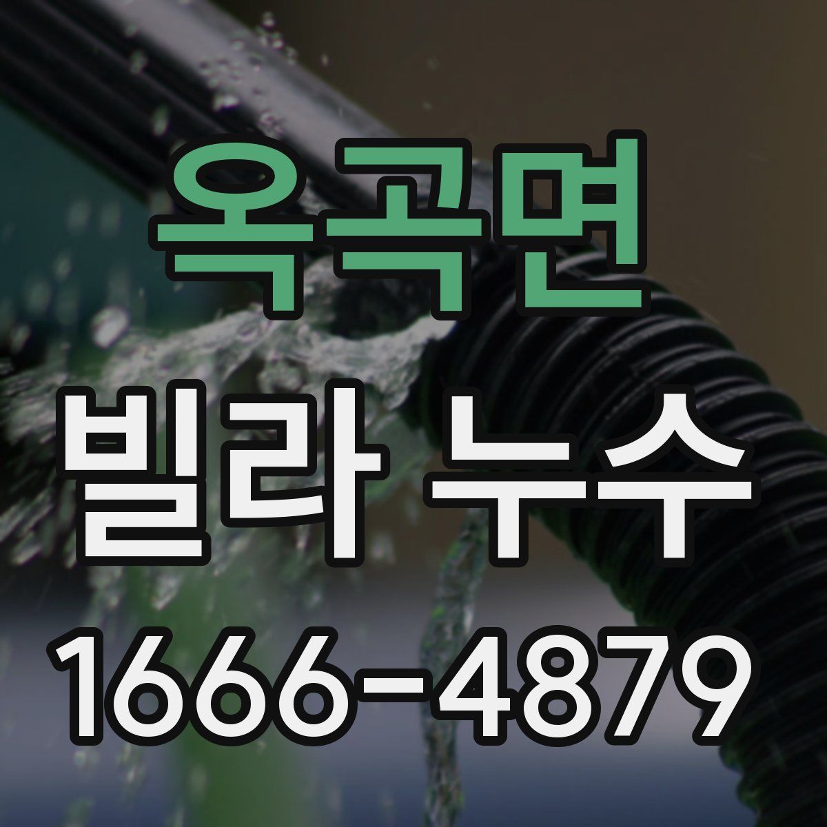 옥곡면 빌라 누수