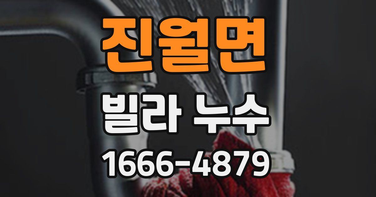 진월면 빌라 누수