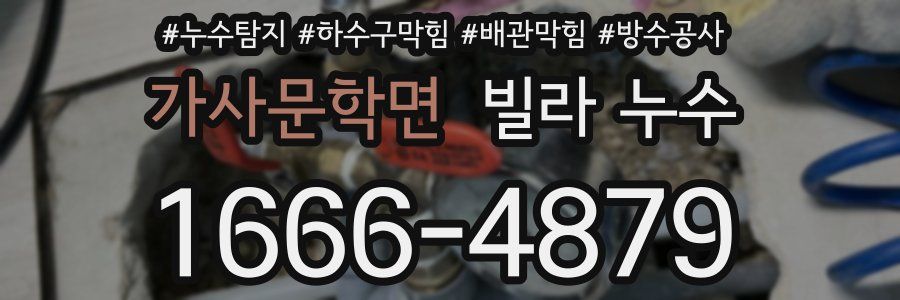 가사문학면 빌라 누수