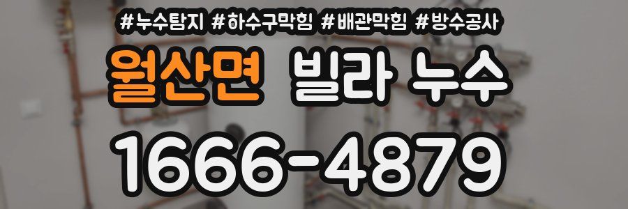 월산면 빌라 누수