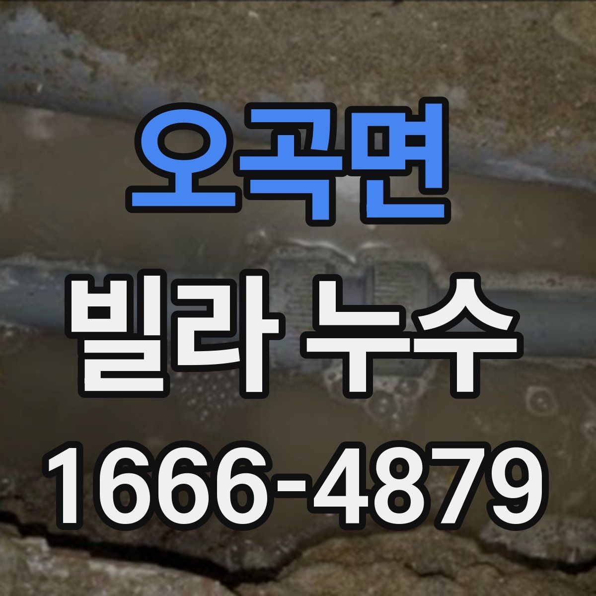 오곡면 빌라 누수