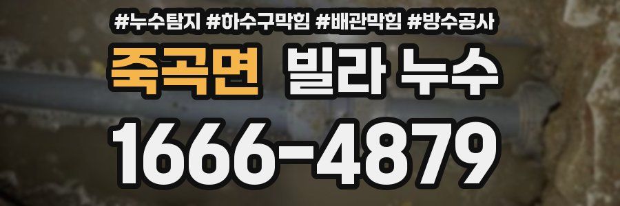 죽곡면 빌라 누수