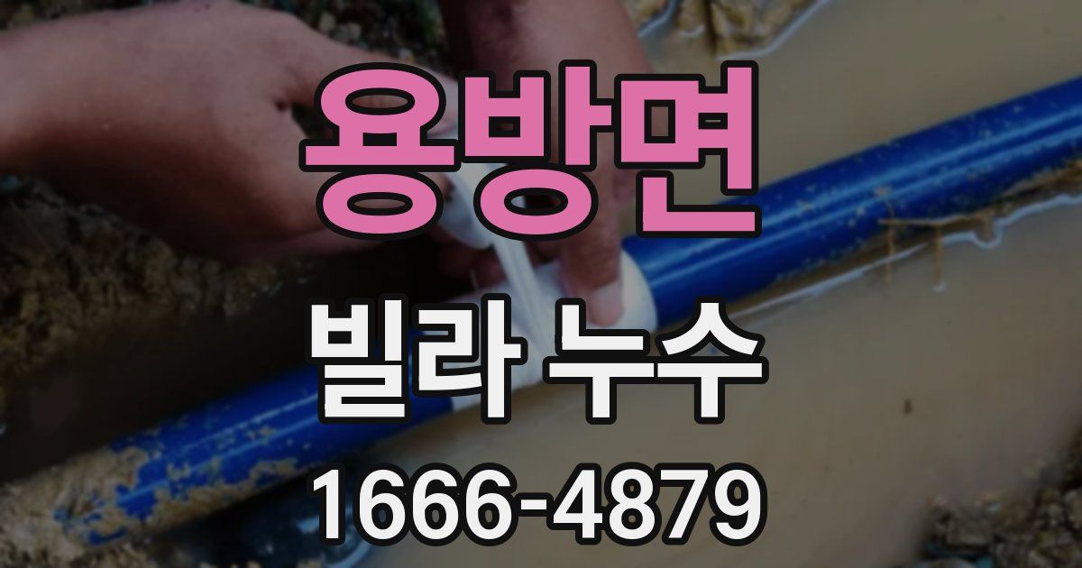 용방면 빌라 누수