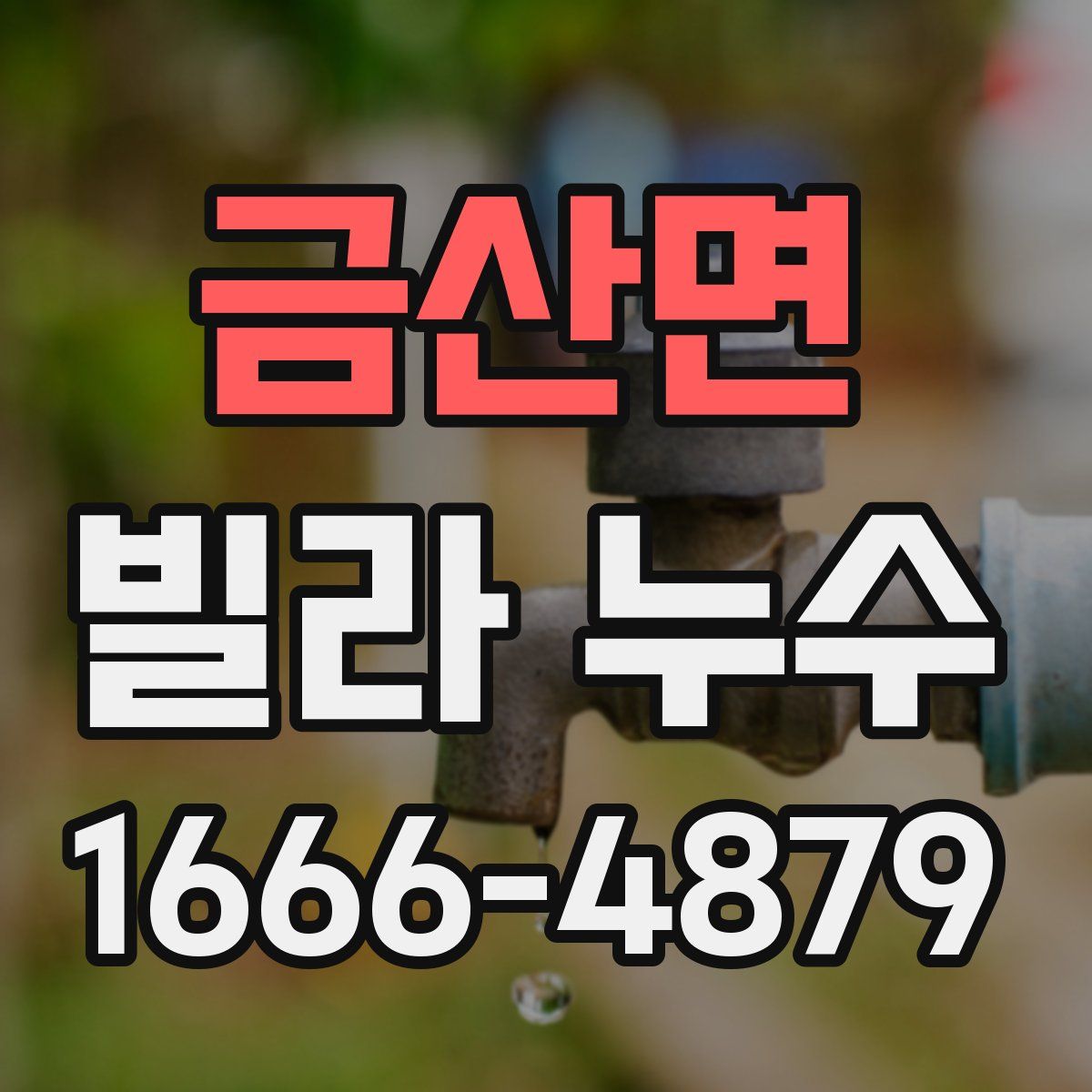 금산면 빌라 누수