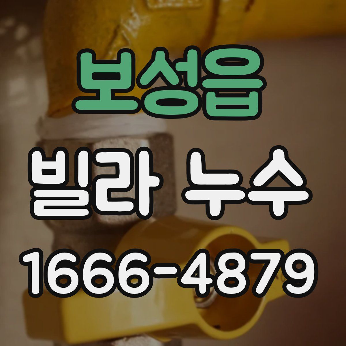 보성읍 빌라 누수