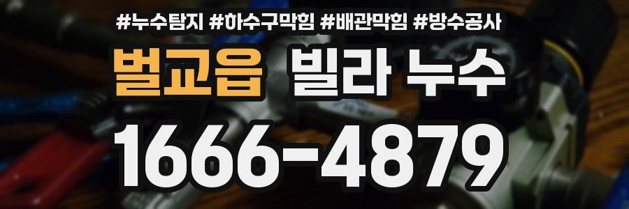벌교읍 빌라 누수