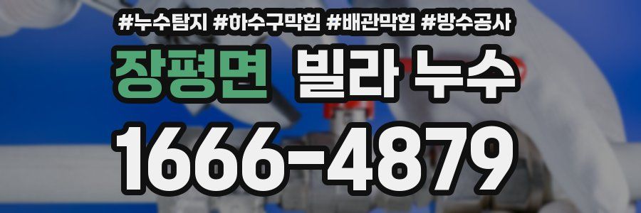 장평면 빌라 누수