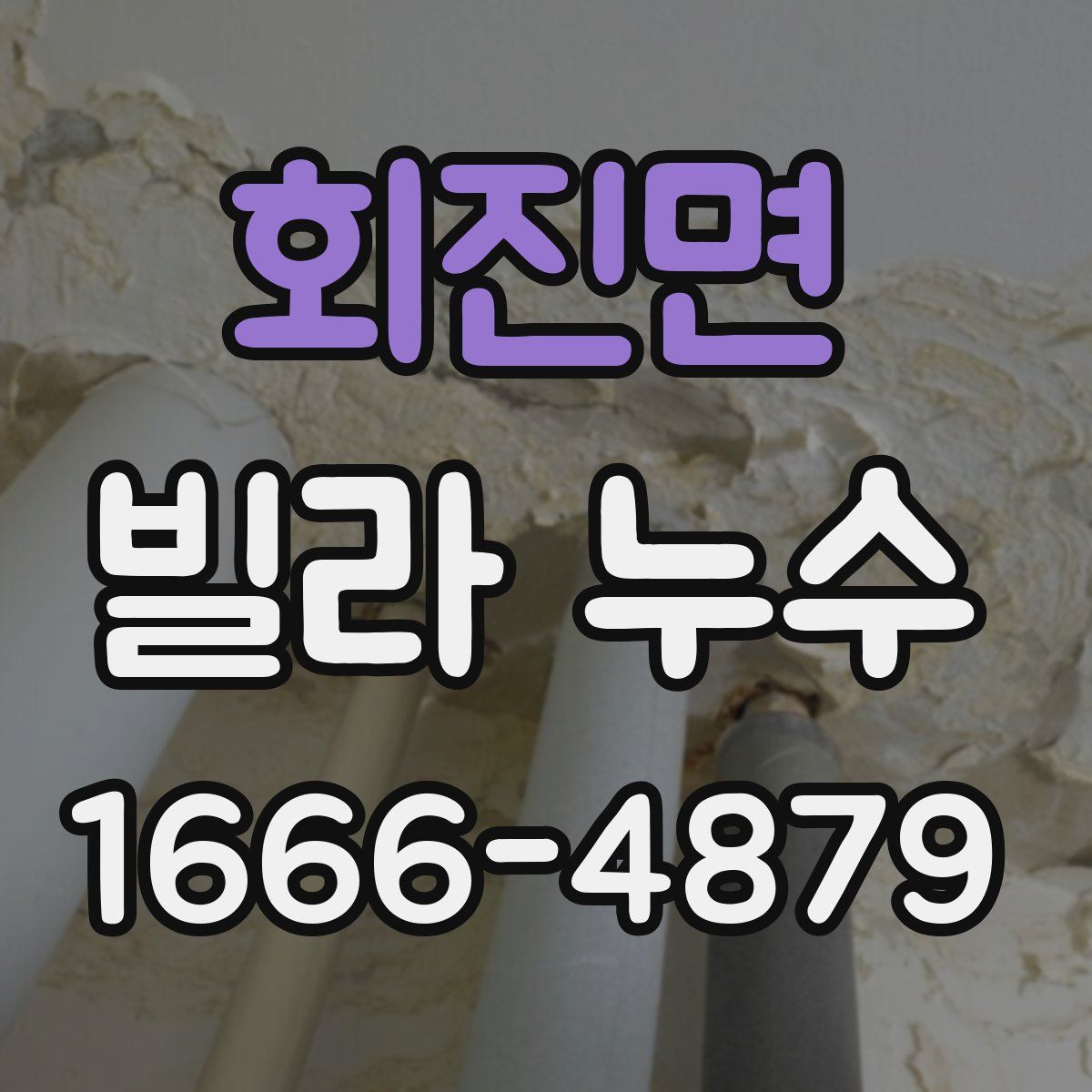 회진면 빌라 누수