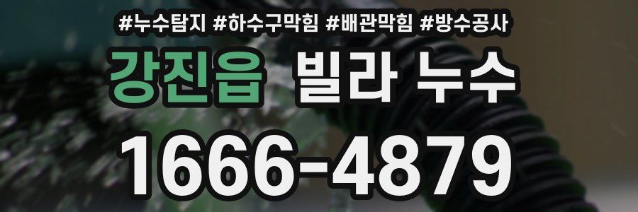 강진읍 빌라 누수