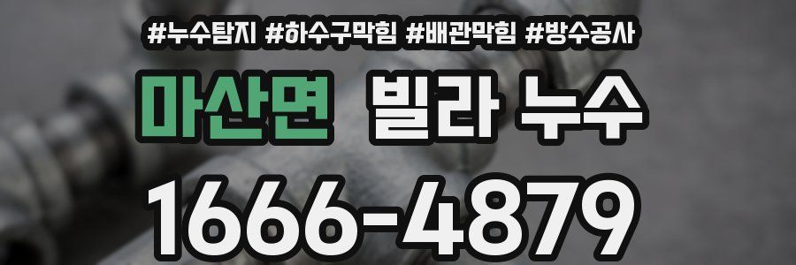 마산면 빌라 누수