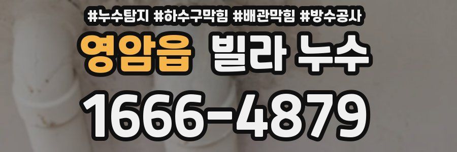 영암읍 빌라 누수