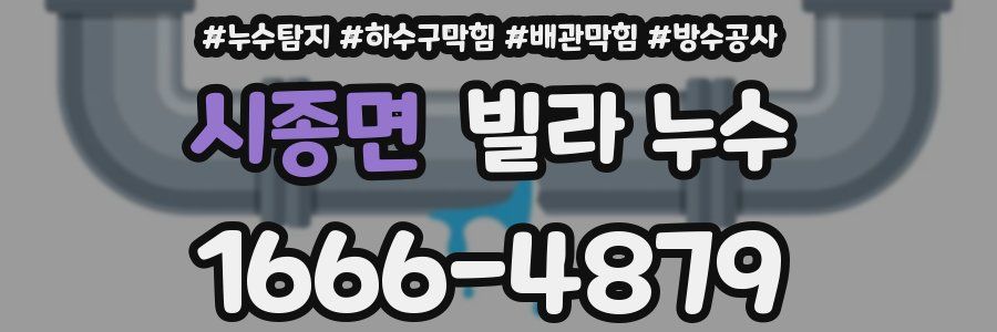 시종면 빌라 누수