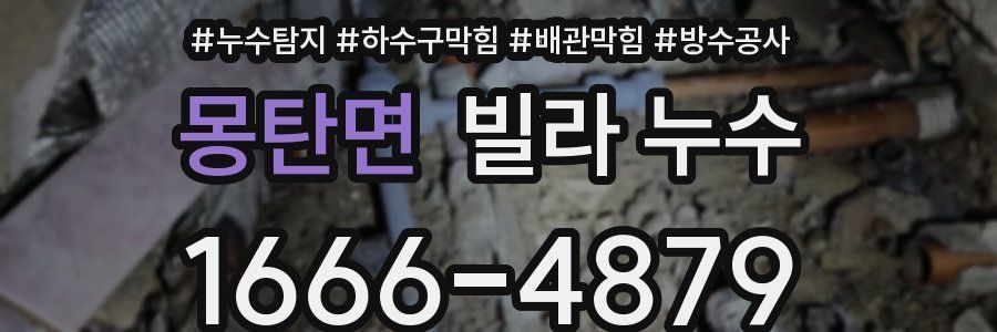 몽탄면 빌라 누수