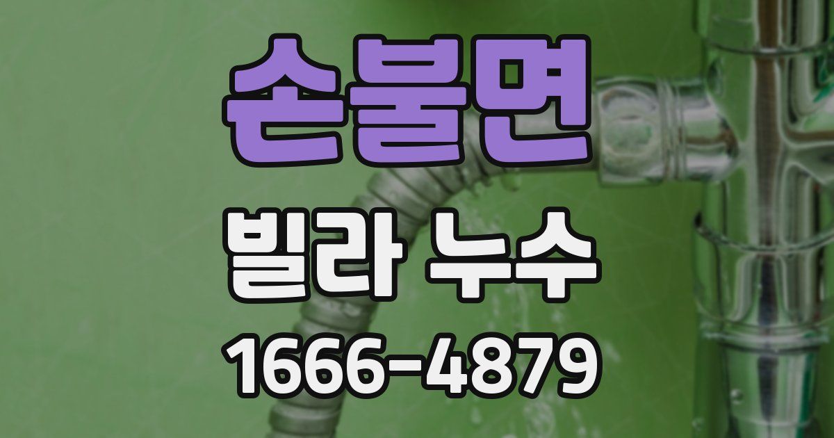손불면 빌라 누수