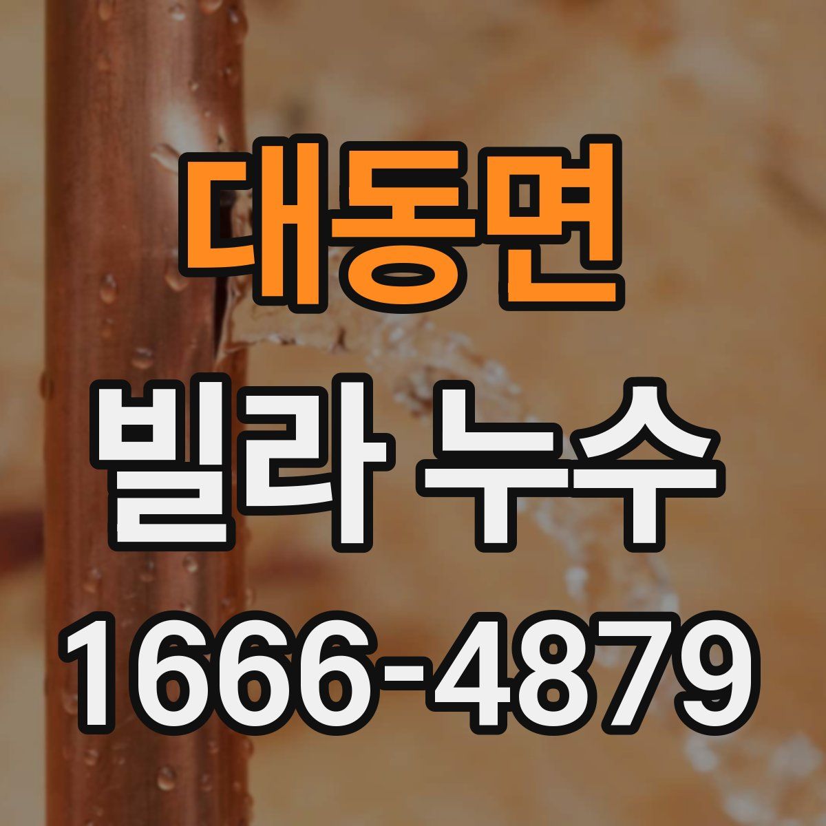 대동면 빌라 누수