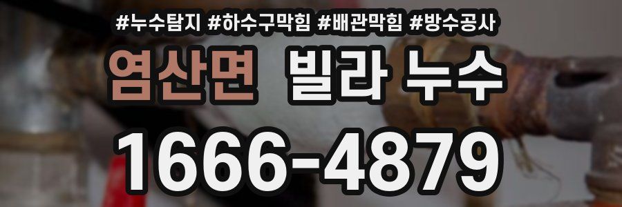 염산면 빌라 누수