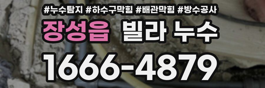 장성읍 빌라 누수