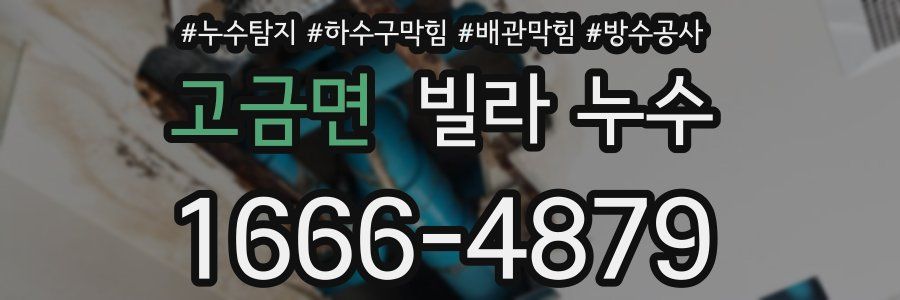 고금면 빌라 누수