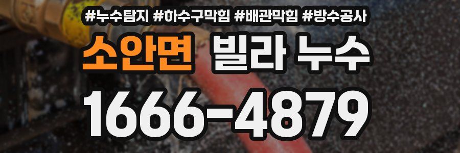 소안면 빌라 누수