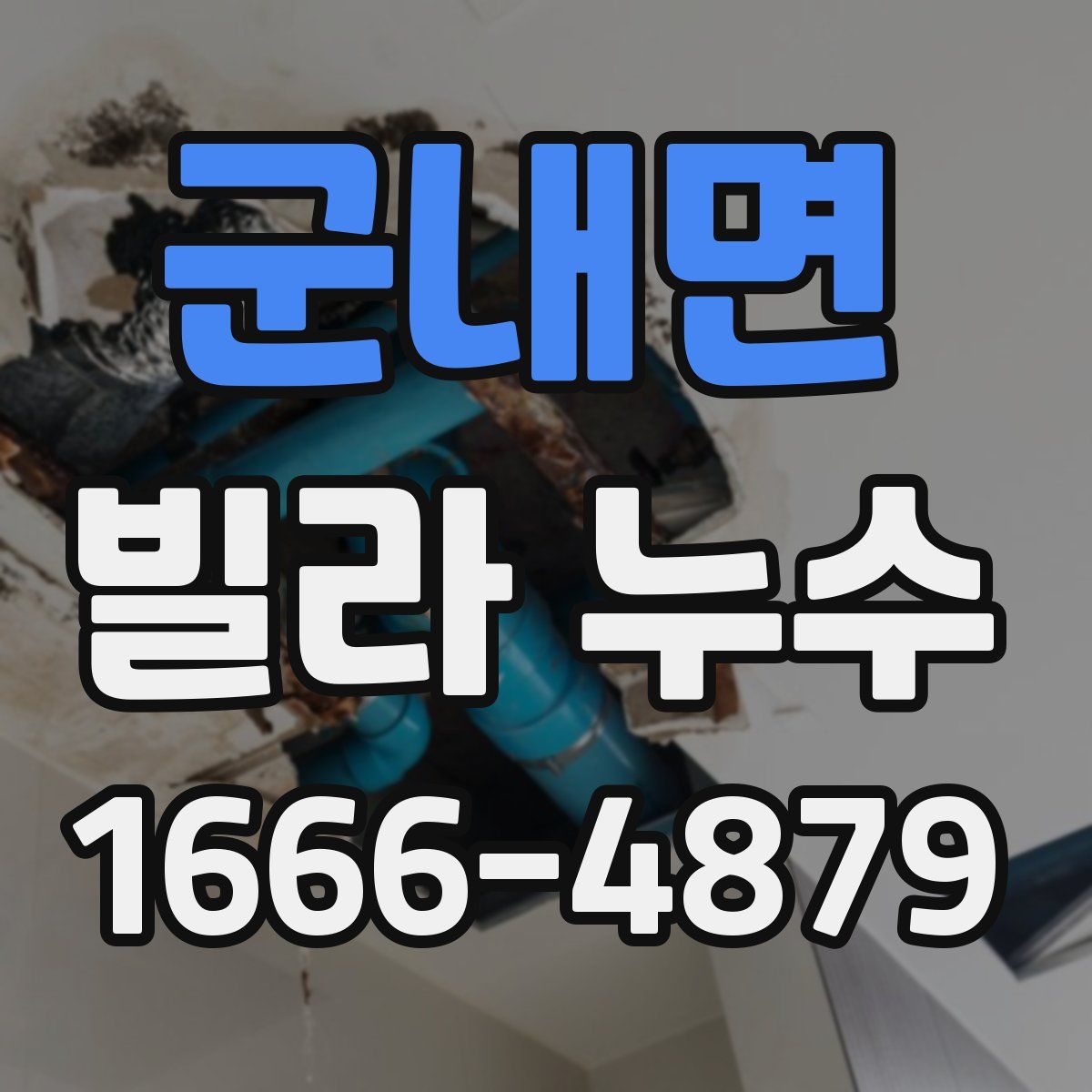 군내면 빌라 누수