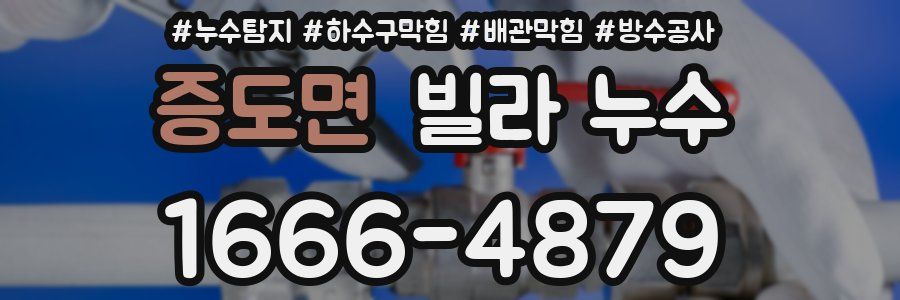 증도면 빌라 누수