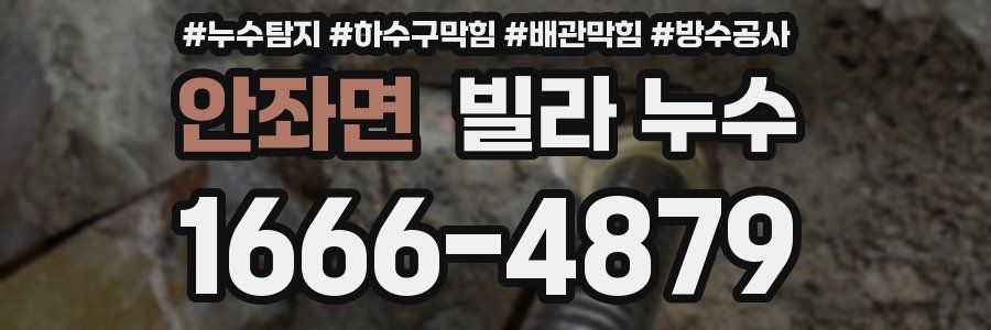안좌면 빌라 누수