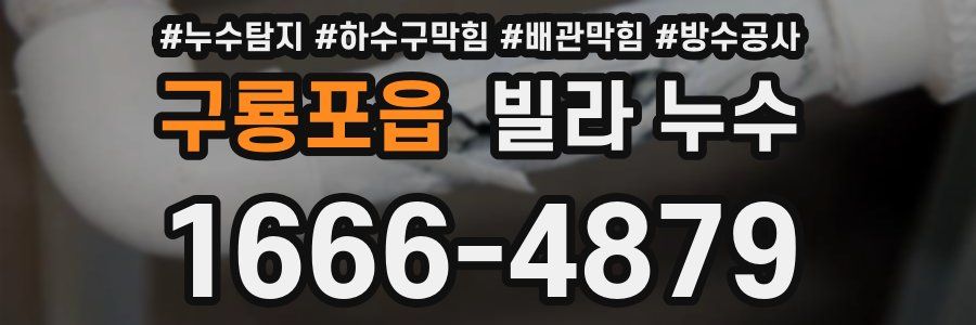 구룡포읍 빌라 누수