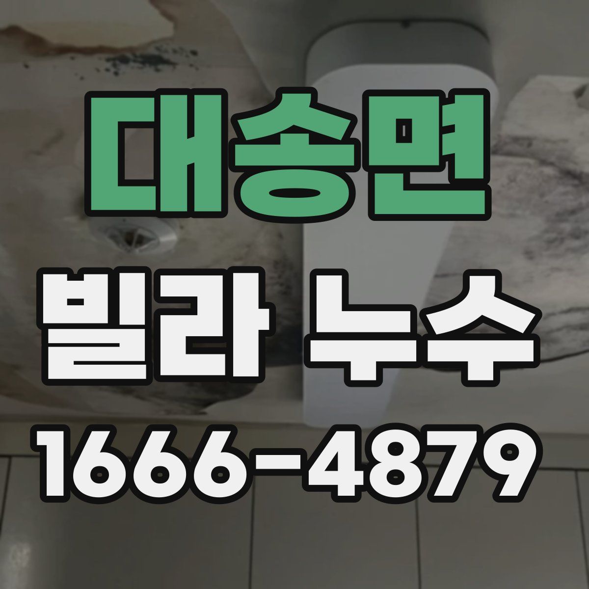 대송면 빌라 누수