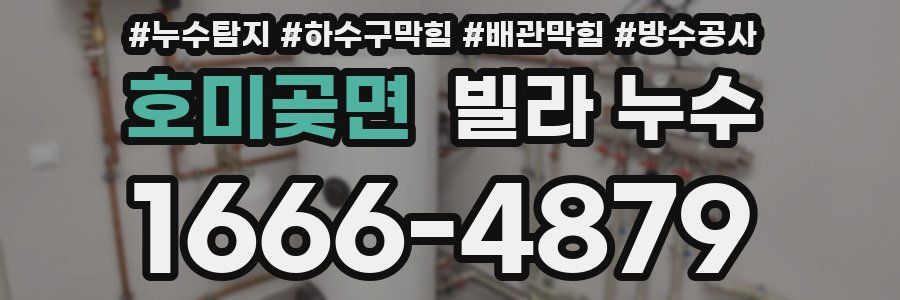 호미곶면 빌라 누수