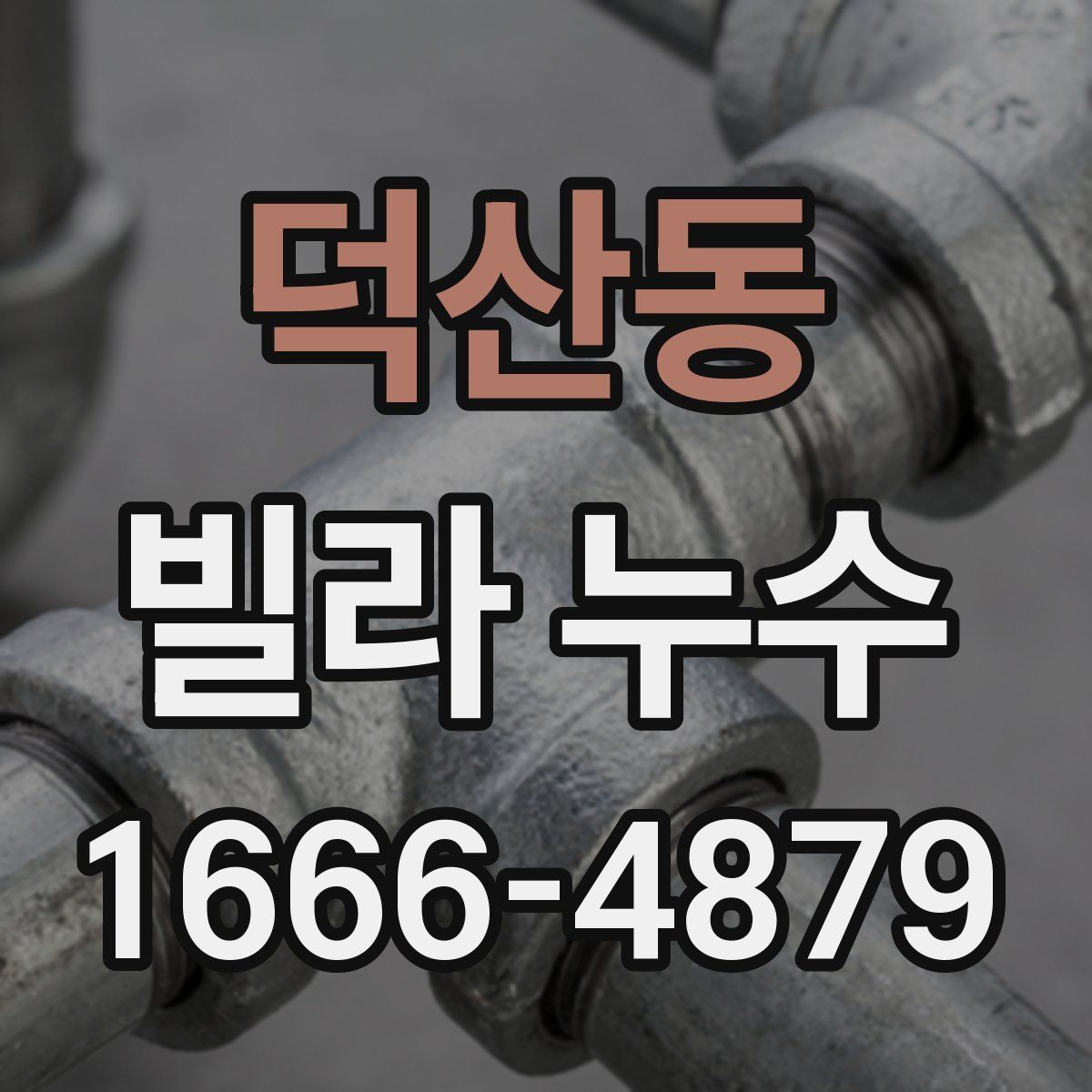 덕산동 빌라 누수