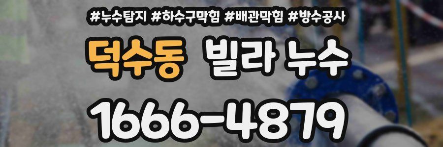 덕수동 빌라 누수
