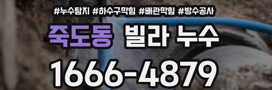 죽도동 빌라 누수