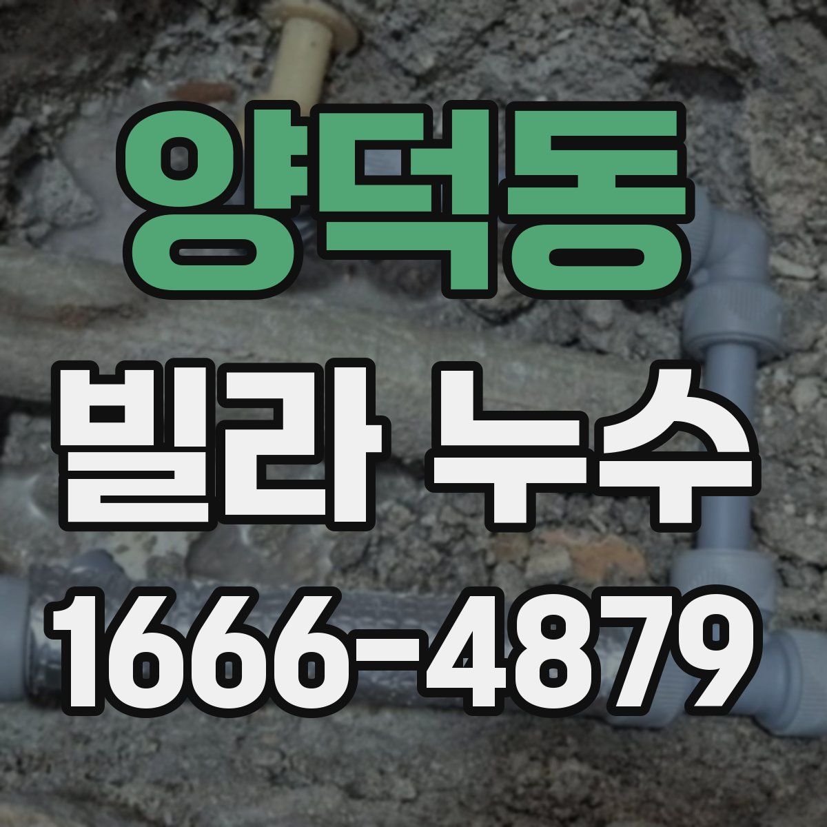 양덕동 빌라 누수