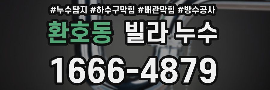 환호동 빌라 누수