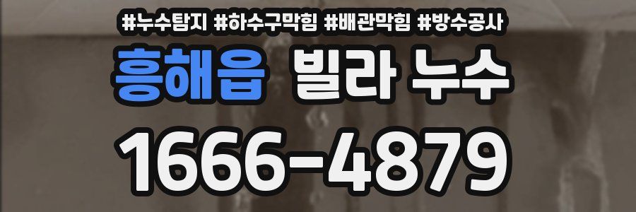 흥해읍 빌라 누수