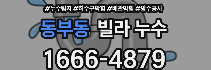 동부동 빌라 누수