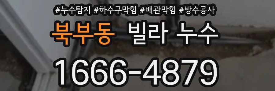 북부동 빌라 누수